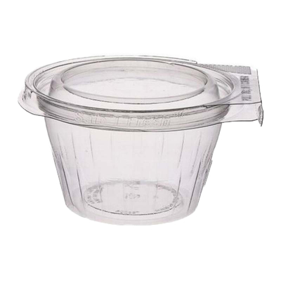 Ühekordsed plastkarbid ühendatud kaanega