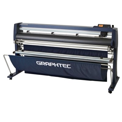 Graphtec FC9000-160 Rollcutter With Basket Open Auto take-up visible