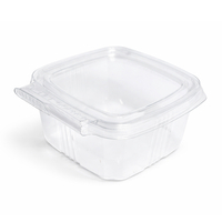 Ühekordsed plastkarbid ühendatud kaanega