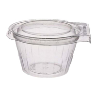 Ühekordsed plastkarbid ühendatud kaanega