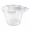 Ühekordsed plastkarbid ühendatud kaanega