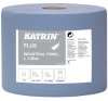 Katrin Plus profirullrätik, L 2-kihiline, 344 m x 2 rulli, sinine, d=26.5 cm, laius 26 cm, 930 lehte
