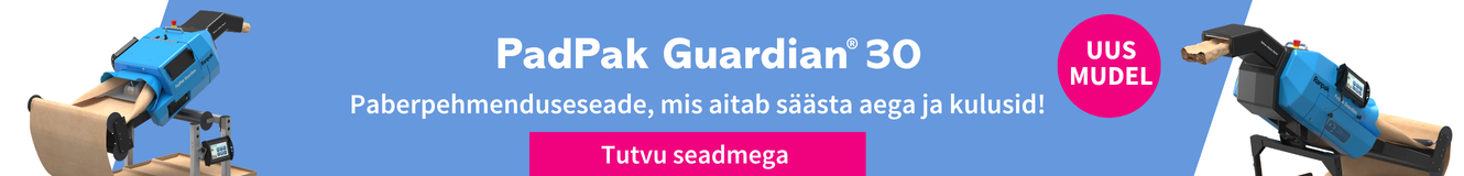 Paberpehmenduse seade PadPak Guardian30 nüüd saadaval!