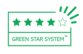 Green Star System™ 4-tärniga hinnatud reklaammaterjalid on valmistatud kas taastuvast/biopõhise päritoluga toorainest, millel on kõrge ümbertöödeldavus, või taaskasutatud materjalist, millel on madal ümbertöödeldavus.